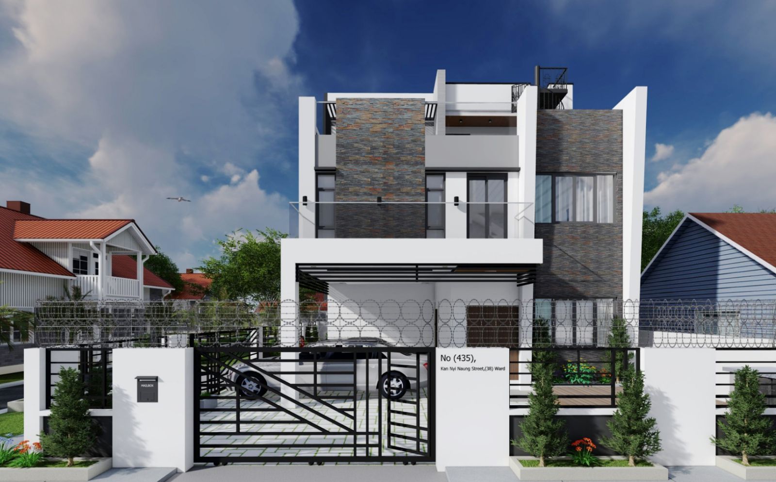 3 Storeyed Residential Building @ North Dagon